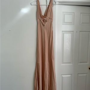 Silk gown